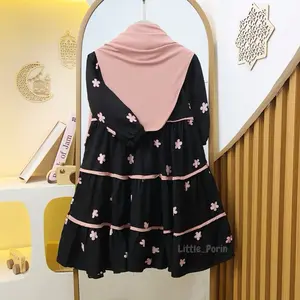 Little Porin - Arsyi Gamis Anak Usia 1-12 Tahun - Gamis Rayon Anak