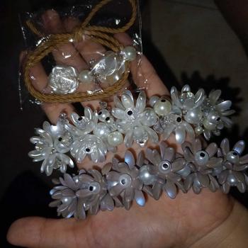 Product Review of Kalung Fashion Accessories / Beads Necklace Crystal Kalung Kondangan Kelopak Bunga from @**🕊 1