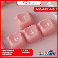 Gambar KEYCAP - KEYCAPS - OEM - AKKO SAKURA BEAR - PBT KEYCAP - 122 KEY dari Rumah Gamings Kota Administrasi Jakarta Barat 2 Tokopedia