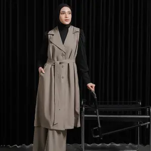 Hi.PRIMA  Elea Long Vest Cotton Eve