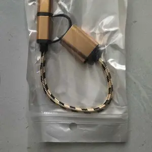 Adaptor OTG 2in1 Type C Micro USB ke USB 3.0 dengan Kecepatan Transfer 5Gbps Aluminium Storage Kabel Premium Plug and Play untuk Ponsel Cerdas