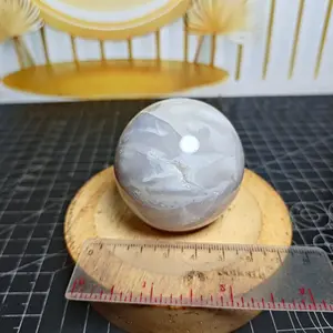 Natural Agate Sphere Nusantara (3) Asli Batu Alam