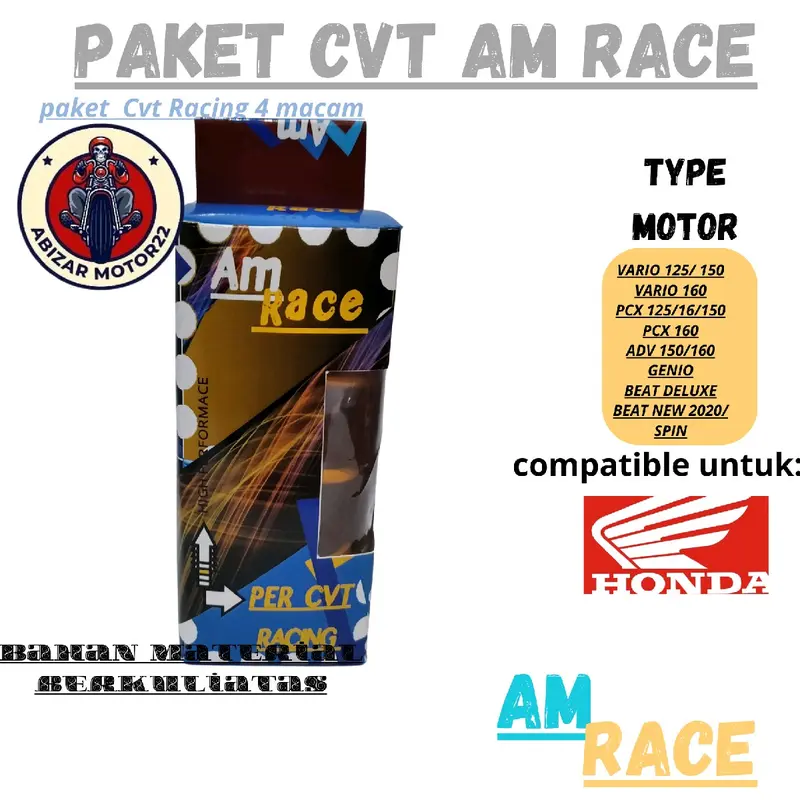 PAKET KIRIAN BEAT DELUXE BEAT NEW BEAT STREET GENIO PER CVT 1500 RPM RACING ROLER 12 GRAM Motor Motorcycle 5