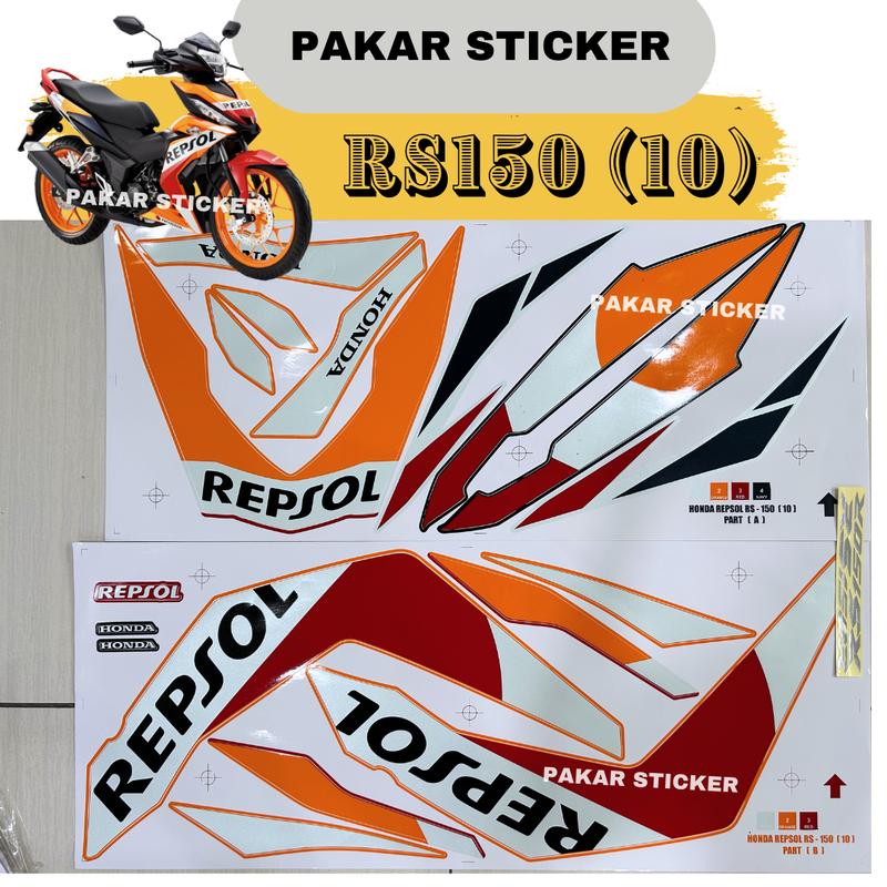 RS150 RS 150R STRIPE STICKER STIKER HONDA REPSOL RS150R (10) - TikTok ...