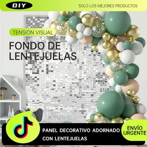 （Las mejores opciones）- Cada caja contiene 30 paneles cuadrados brillantes para pared, aptos para colgar. Ideales para fotografía de bodas y fiestas, decoraciones de arcoíris para cumpleaños y bodas. Duraderos y reutilizables, perfectos para colgar y una opción ideal para fotografía.