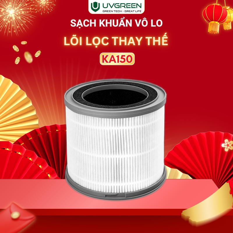 Lõi Lọc KA150 Standard Pro - Màng Lọc HEPA H13 Diệt Khuẩn Cho Máy Lọc Không Khí UVGREEN