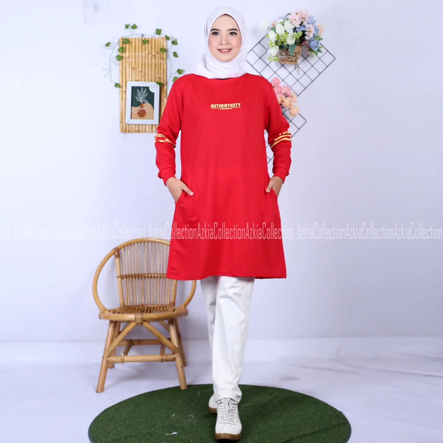 TUNIK KAOS WANITA IMPORT KEKINIAN