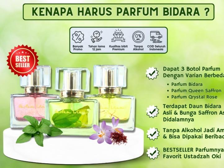 PROMO PARFUM ISLAMI BIDARA Perfume PAKET ISI 3 Dapat Varian Wangi Bidara, Saffron dan Crystal Rose 2