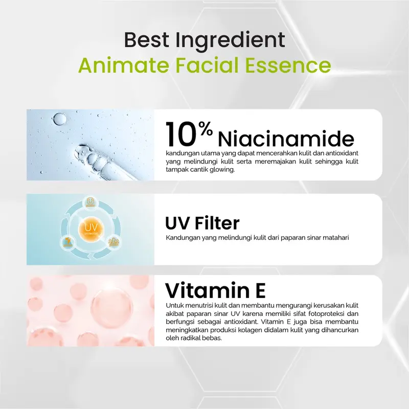 ANIMATE KAPSUL FACIAL ESSENCE SERUM VITAMIN E 5