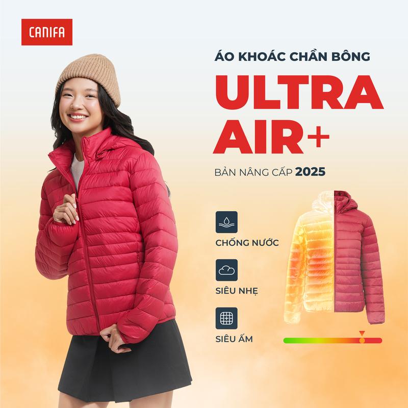   DUY NHẤT ONLINE  Áo khoác chần bông nữ CANIFA 6OT25W027 
