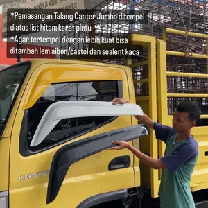 2 pcs Talang Canter Model Giga Jumbo Bahan Lentur 1set kiri kanan 2 pcs Talang Canter Model Giga Jumbo Bahan Lentur 1set kiri kanan