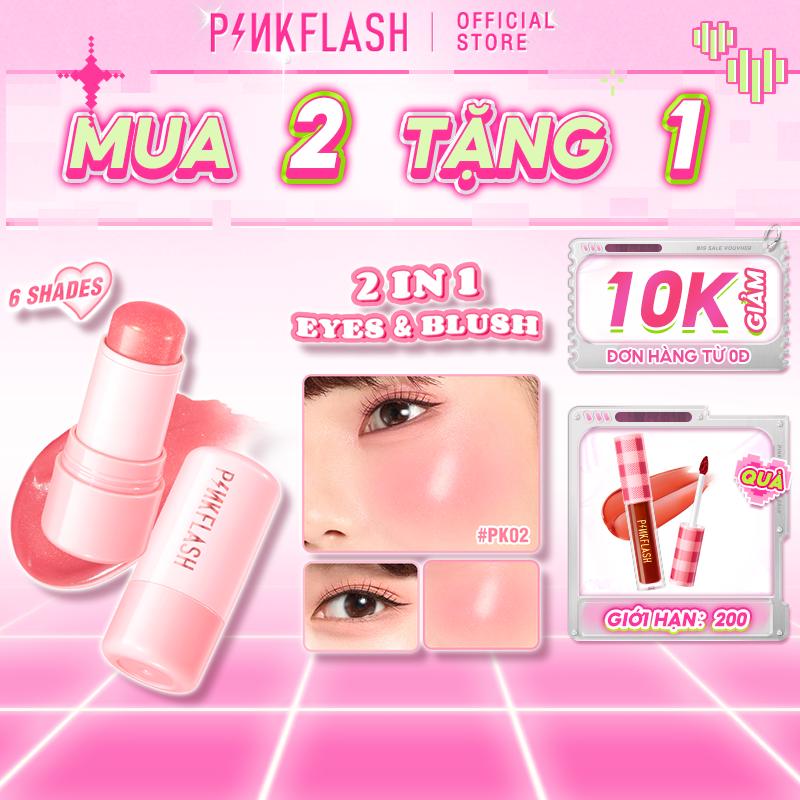 Dán Đánh Nước Sử Dụng Nhiều Lần, PINKFLASH, Kem Pha Trộn, Có Sắc Tố Cao, Lâu Trôi, Thân Thiện Với Người Mới Bắt ĐầuPhát Sáng Kiểu Nụ Hôn Mặt Trời, Cầm Tay, Dưỡng Ẩm, 6 Sắc Thái, Lành Mạnh Và Hồng Hào Cosmetic Mỹ Phẩm