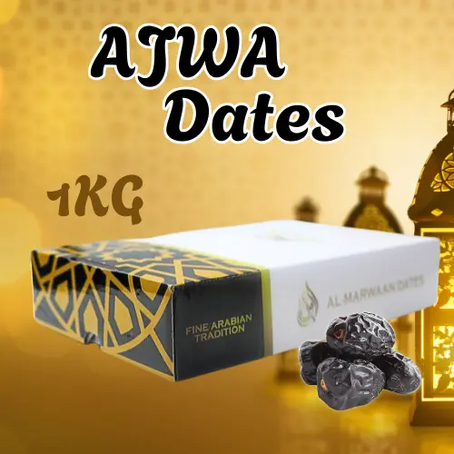 Al-Marwaan 1kg Ajwa Dates (Aliya | VIP | Jumbo | Medium | Rotab)