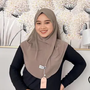 Bergo Non Pet Size M Dhinda Hijab Instan Jersey