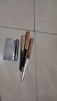 Product Review of Pisau set 4 pcs,pisau dapur kecil baja/ pisau bawang / pisau sayur panjang from e**k 0