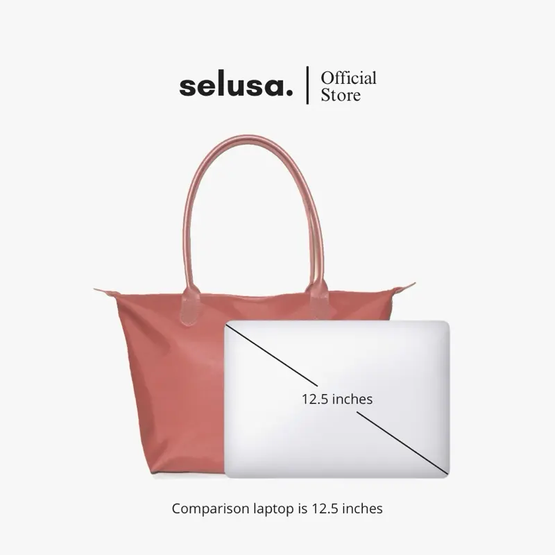 SELUSA AMBER NYLON TOTEBAG Water Splash | Tas Bahu Tas Jinjing Nilon Wanita 1