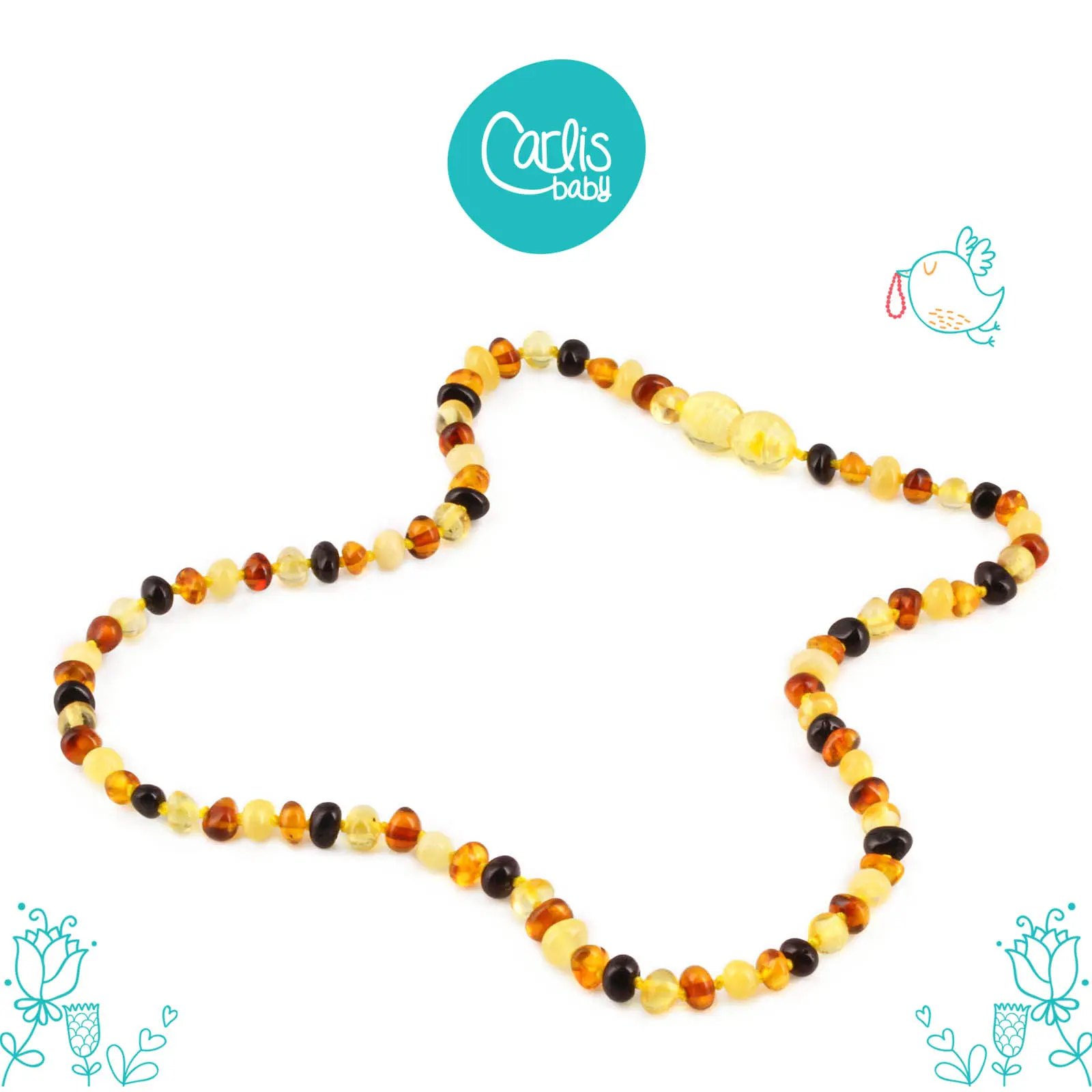 XB43M1 Kalung Baltic Amber Junior By Carlis Baby