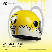 Gambar Helm Full Face Retro Pria Wanita Harian Motor Matic Tebal Nyaman SNI DOT Retro JP ROKR - RK 03 - L dari JPX HELMET Kab. Tangerang 5 Tokopedia