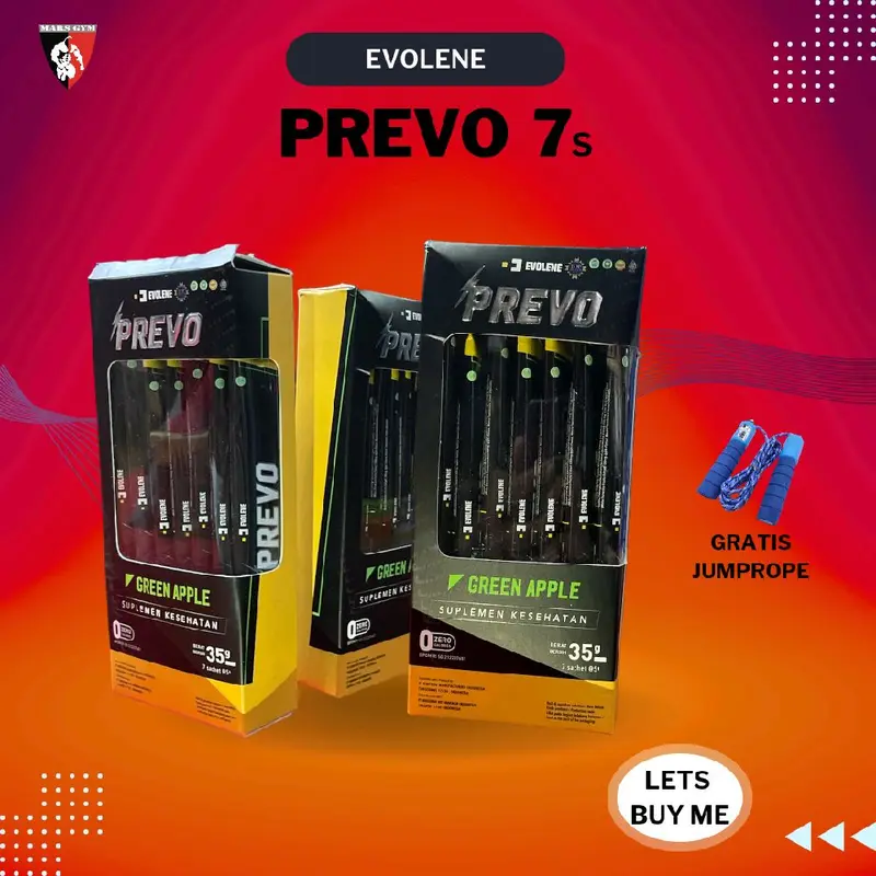 PREVO by Evolene Penambah Stamina Latihan Peach 2