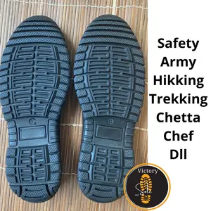 Sol sepatu safety pdl boots King chetah gunung treking tni tentara sol karet terbaru hitam shoe Hrv