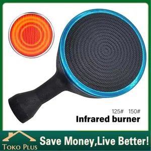 Tungku Bara API Infrared Cerobong Bara Hitam Infrared Untuk Kompor Gas Kaca Universal | Burner Bara Kompor Gas Kaca - Tungku Infrared Burner Sparepart Kompor Gas Infrared