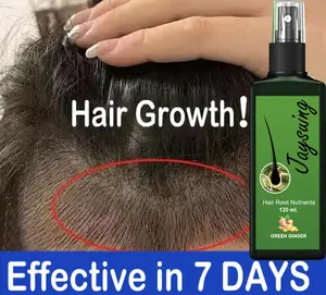jaysuing ginger hair growth spray penumbuh rambut cepat serum penumbuh rambut botak hair tonic rambut rontok 120ml Penilaian 70