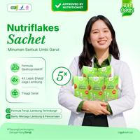 Gambar Nutriflakes Kemasan Sachet Sereal Umbi Garut 150g Membantu Menjaga Lambung Lebih Nyaman - 5 Box Isi 25 Sachet dari Nutriflakes Official Shop Kota Administrasi Jakarta Utara 1 Tokopedia