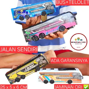 Mainan Anak Bus Basuri Bunyi Telolet New 2025 Toys - Model Terbaru