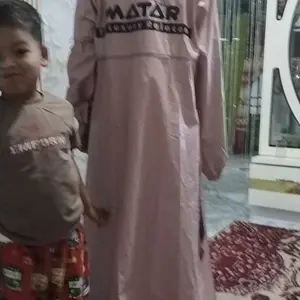 Jas hujan wanita gamis jumbo dewasa bahan PVC karet tebal elastis kuat dusty pink hijau sage lilac jas  hujan muslimah rok dan baju Syari