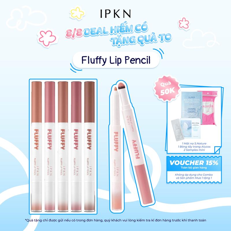 IPKN- Chì Kẻ Viền Môi IPKN Fluffy Lip Pencil Cosmetic