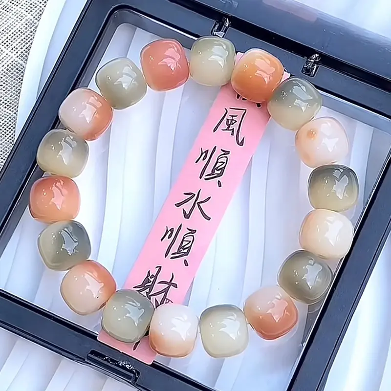 Vòng Tay Đính Cườm Gốc Bồ Đề, Nhiều Màu, Dành Cho Phụ Nữ Và Nam Giới, May Mắn, Thời Trang, Vòng Tay Hạt Đầy Màu Sắc, Giàu Có, May Mắn, Vòng Tay Co Giãn, Quà Tặng Trang Sức 8