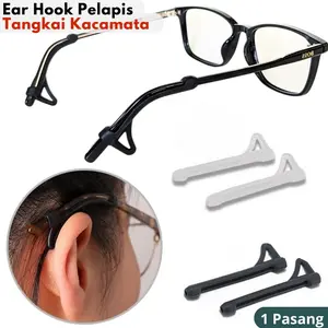 Earhook Pengganjal Bantalan Tangkai Kacamata Anti Jatuh Slip Anti Alergi