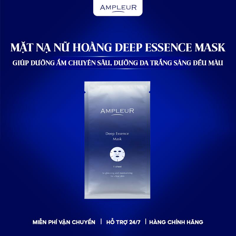 Mặt nạ Ampleur DEEP ESSENCE MASK của Nhật Bản giúp dưỡng da trắng sáng, mịn màng