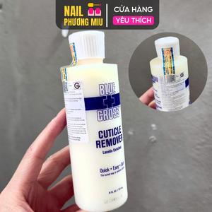 [Cao Cấp] Mềm Da Blue Cross 177ml Cao Cấp Dạng Lỏng Vàng Có Tem Chuyên Dùng Làm Nail, Dung Dịch Mềm Da Nhập Khẩu Mỹ Không Ngâm Nước Nữ Women
