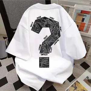 Kaos Pria Lengan Pendek I T-shirt Baju Kaos Oversize I Why Silent I Longgar Atasan Distro Oblong Katun Oversized A7872