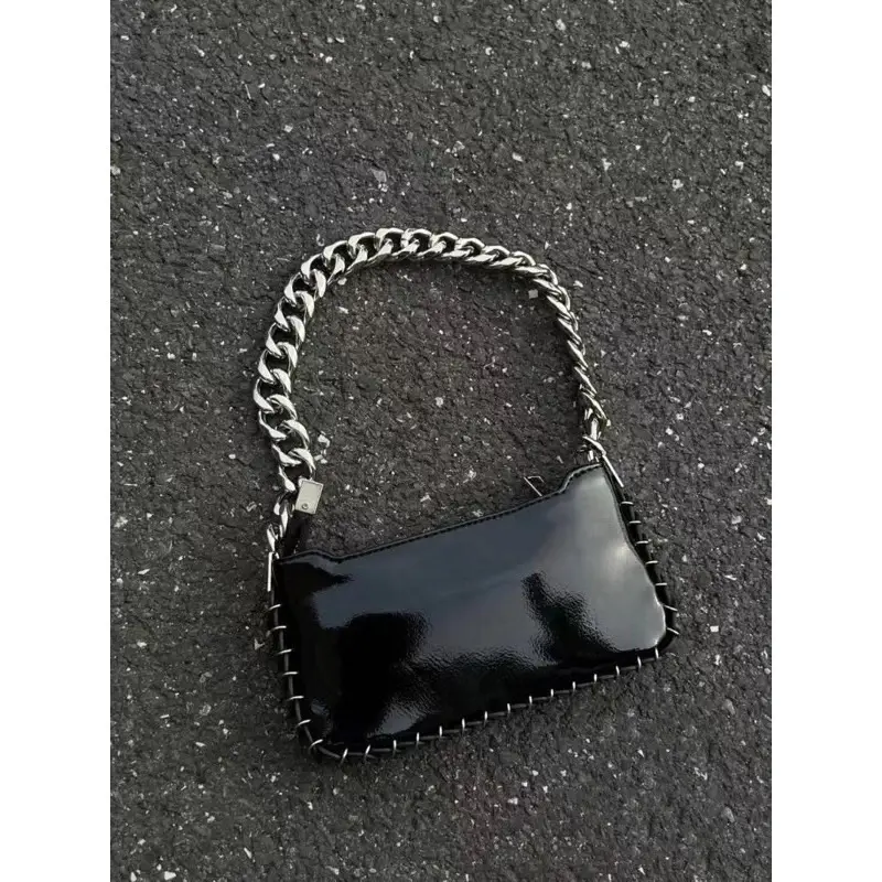 ￼Tas Selempang Kulit Wanita Dompet Hp Cewek Rantai Mini Handbag GT 009 7
