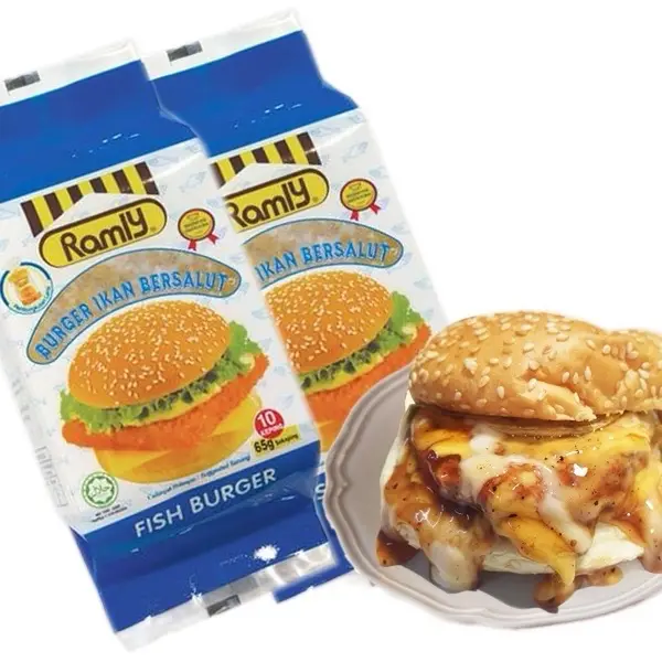 Ramly Fish Burger Patty  10pcs  Frozen