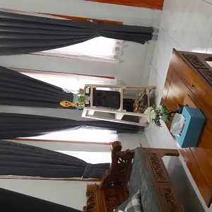 Batang gorden fullset model Barcket Eropa besi alumunium tirai gulung jendela