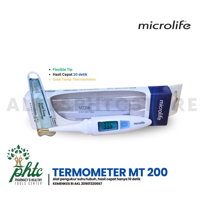 Gambar Microlife MT 200 Termometer l Gold Temp Thermometer MT200 dari alkesphtcstore Kota Depok Tokopedia