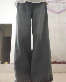 Product Review of Quần Jeans  Suông Nữ Xếp Ly Hai Cạp Kép Phối Túi Trước Chất Jeans Đẹp Pants Women from ** 3