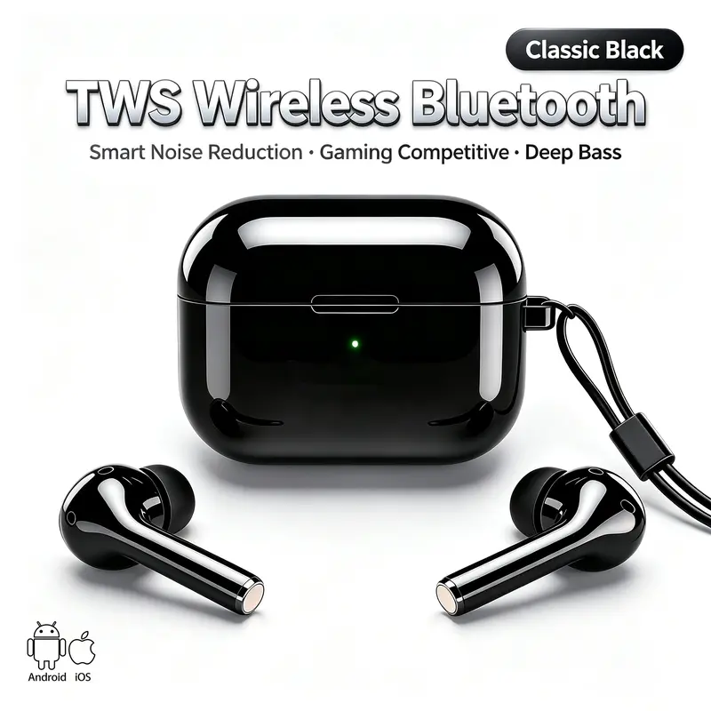 2026 TWS black myth wukong-Thinkplus Pro GT33 Earbud Nirkabel, casing ...