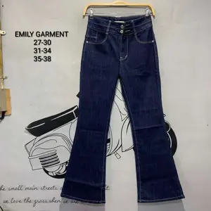 Celana Cutbray Jeans Cewek Kekinian-Celana Cutbray Jeans Emily Garment Evodom Jeans