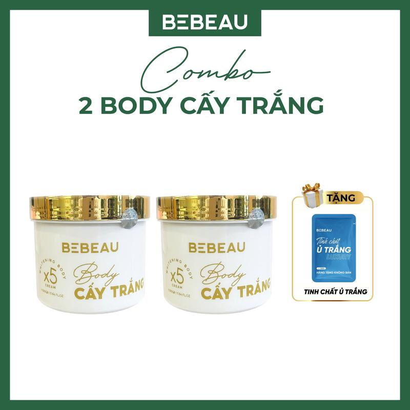 2 Body Cấy Trắng tặng Ủ trắng - hỗ trợ dưỡng sáng da hỗ trợ cấp ẩm hỗ trợ Làm Đẹp Da