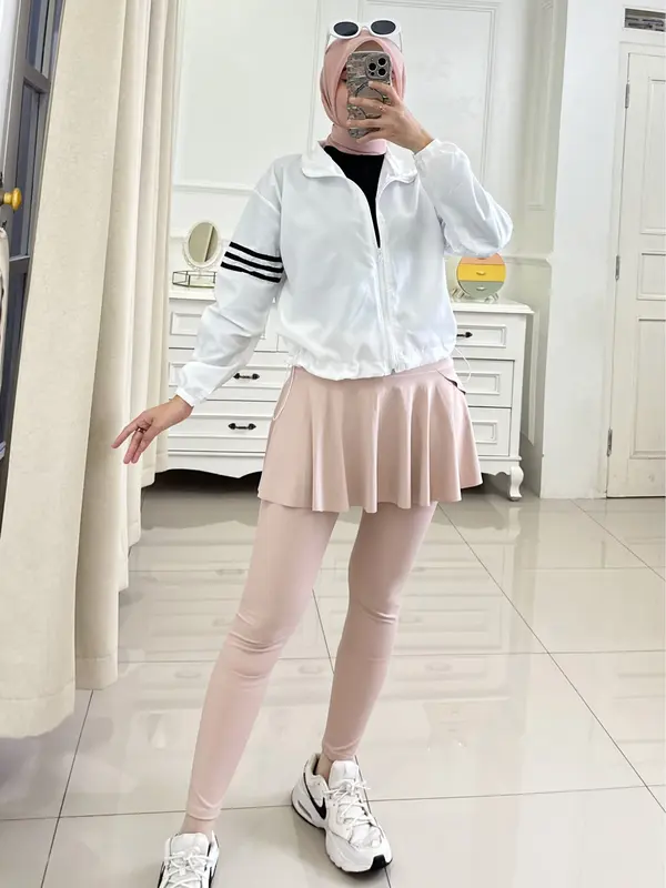 Alfan - Jaket Crop Parasut - Atasan untuk Olahraga Wanita 8