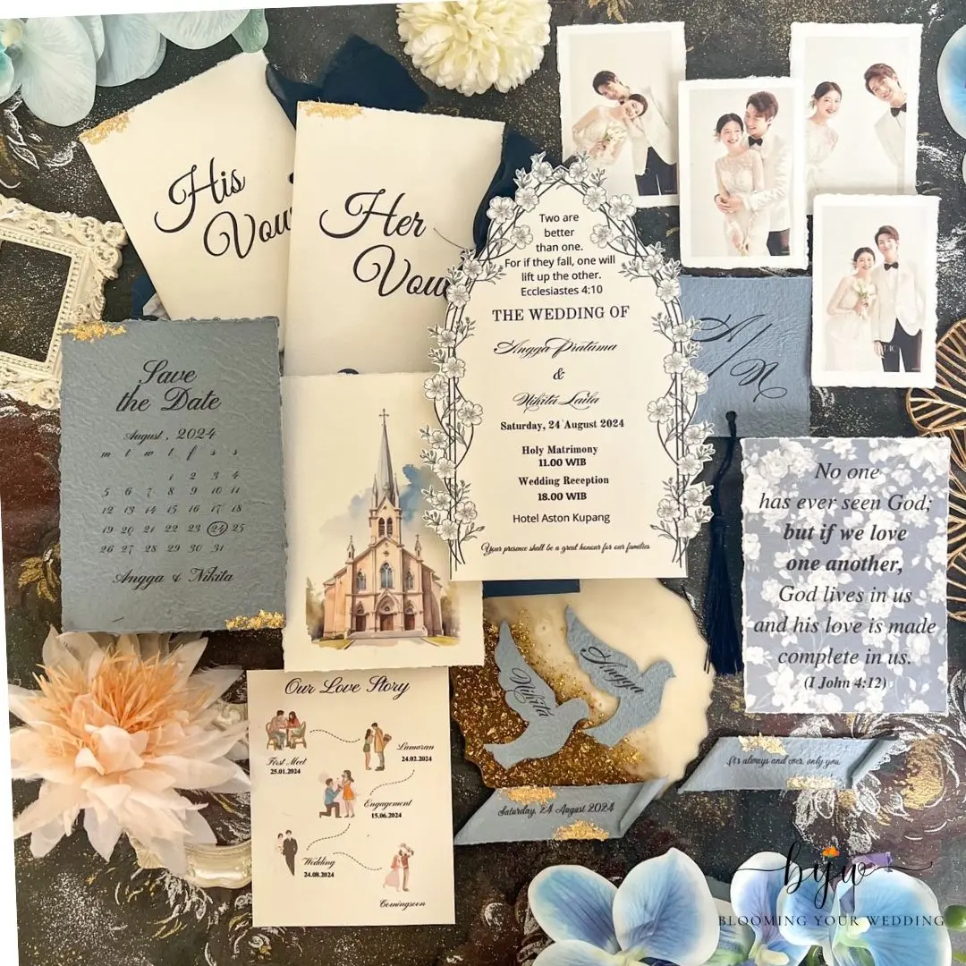 Bloomingyourwedding Wedding Keepsake Wedding invitation aesthetic invitation floral wedding stationery