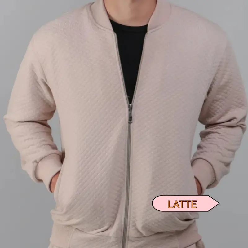 Jaket Kasual Comfy Diamond Knitt Pria Wanita Unisex Premium Size M, L, XL, XXL dan XXXL 1