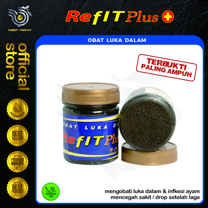 Gambar OBAT LUKA DALAM AYAM REFIT PLUS AYAM DROP KEMBALI PULIH dari RP PRODUCT Kab. Bogor Tokopedia