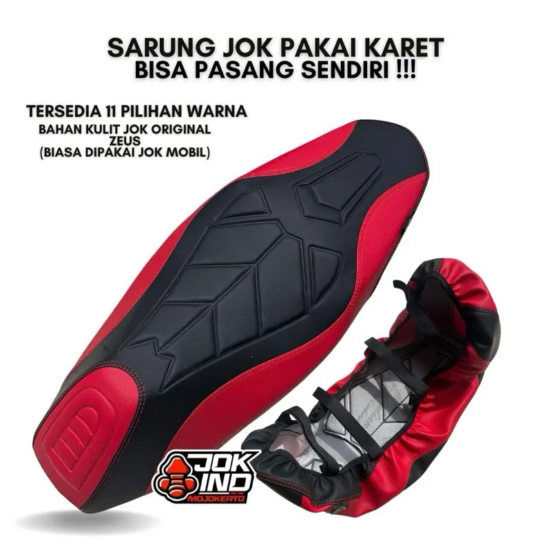 Sarung Jok Motor Instan Langsung Pasang (pakai karet) model Eropa Daun #PCX, NMAX, AEROX, VARIO, BEAT, dan ADV Motorcycle Kendaraan