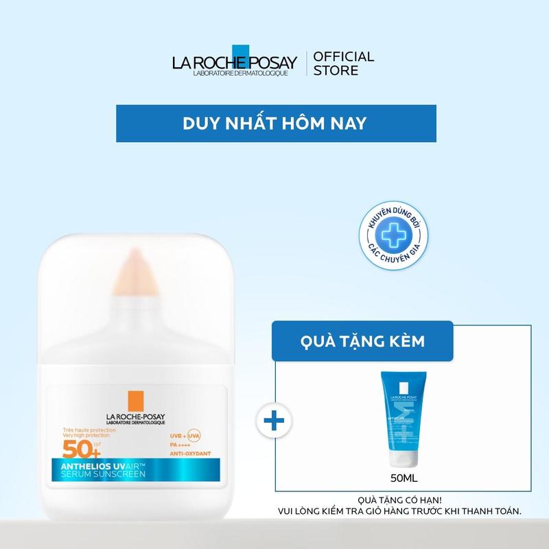 [UV MỚI] Chống nắng dạng serum La Roche-Posay ANTHELIOS UVAIR SPF50+ 50ml
