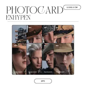 PHOTOCARD ENGENE THE SIN 8 PCS KPOP UNOFFICIAL HEESEUNG JUNGWON JAY JAKE SUNGHOON SUNOO NIKI